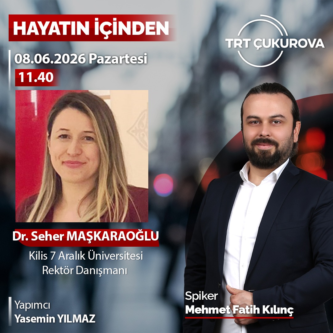 Dr. Öğr. Üyesi Maşkaraoğlu TRT Çukurova Radyosuna Konuk Oldu